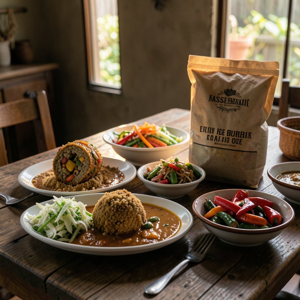 Farinha de Acarajé em Pratos Vegetarianos: Inovando na Cozinha Afro-Brasileira